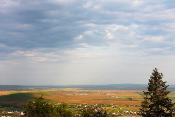 landscape with clouds