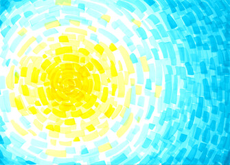 summer sunny colors illustration background