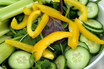 Barbecue cooking in an urban house garden in summer weather. UK.