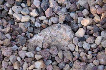 pile of stones, background and texture of stone