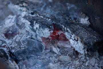 embers, burning wood, wood texture