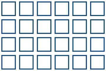 Big set of squared colorful vintage wooden frame for your design. Vintage cover. Place for text. vector illustration.