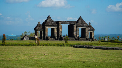 The beauty of Ratu Boko Temple in Yogyakarta, Indonesia.
