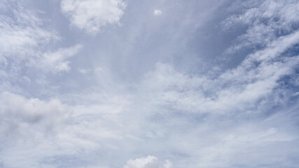 blue sky with cloud background.