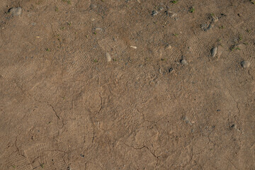 Textured fertile soil as background. Gardening season.
