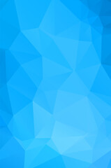 Fototapeta premium Abstract blue vivid triangle geometrical background, vector Illustration