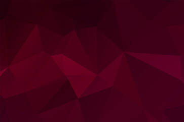 Abstract red geometric background for design