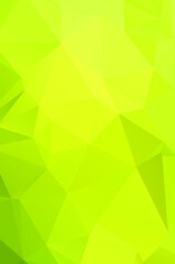 Vivid light Green vector Low poly crystal background. design pattern illustration