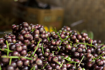 Kupa traditional fruit from indonesia in traditional market