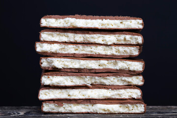 chocolate white sugar filling