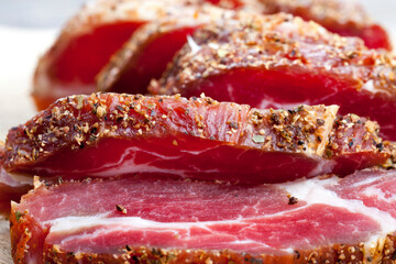 Obraz premium food products made from pork meat