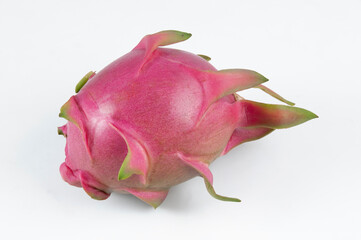 Dragon fruit on white background