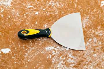 old used and dirty spatula