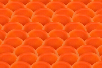 Obraz premium Seamless abstract background with lying ripe persimmons