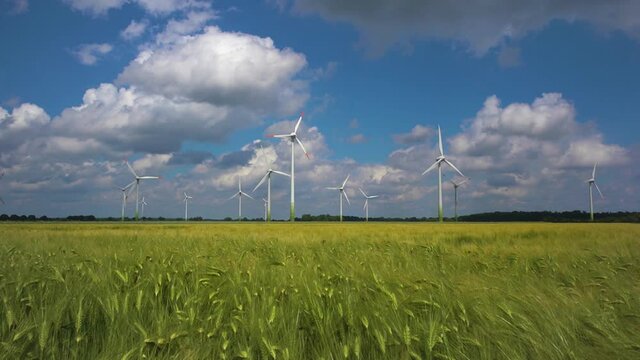 Windkraft in der Windkraftanlage 