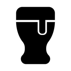 ceramic mug of beverage line style