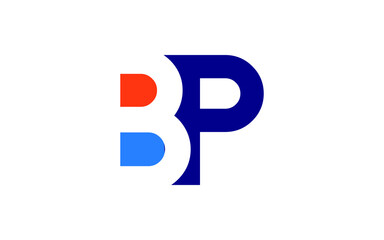 BP or PB Letter Initial Logo Design, Vector Template