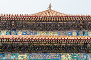Rooftops at the Forbidden City, Beijing, China