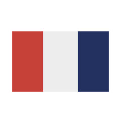 Fototapeta premium france flag of happy bastille day vector design