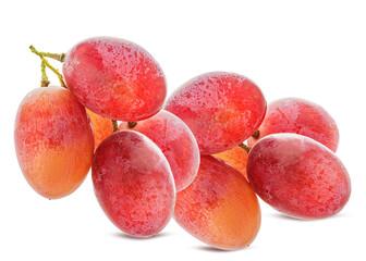 Grapes isolated on white background