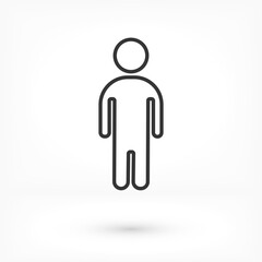 man laptop vector icon. lorem ipsum 10 EPS Design