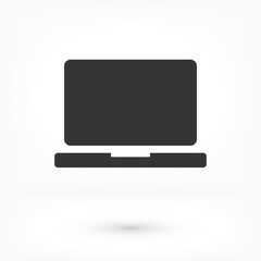 laptop vector icon. lorem ipsum 10 EPS Design