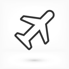 airplane vector icon. lorem ipsum Flat Design JPG