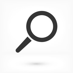 search magnifying glass icon. lorem ipsum Flat Design JPG