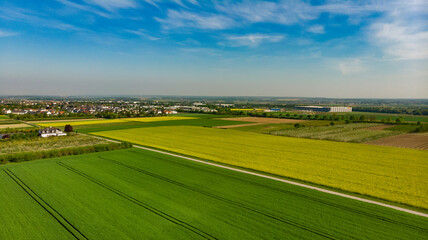Fototapeta premium Hoch über Rheinbach