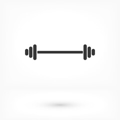 Dumbbell  icon vector 10 eps design. lorem ipsum Flat Design JPG