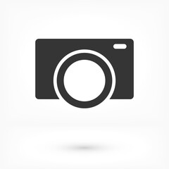 Camera Icon VECTOR 10  EPS. lorem ipsum Flat Design JPG