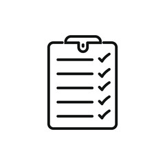 Checklist icon flat vector design