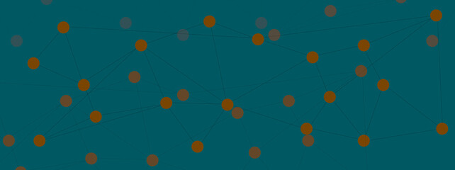 Beautiful colorful social network connection banner background concept