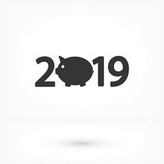 calendar 2019 Icon vector. lorem ipsum Flat Design JPG
