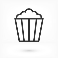 popcorn 10 bond icon design vector graphic