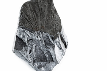 hematite bitch. Iron rock on isolated white background. Used in industry and with mystical...