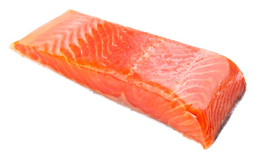A piece of salted salmon