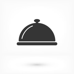 Restaurant cloche vector icon , design Restaurant cloche . illustration Restaurant cloche . Best Restaurant cloche