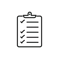 Checklist icon flat vector design