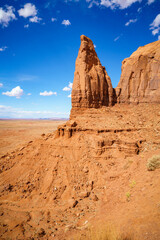 Fototapeta premium sunset at artists point in monument valley, usa