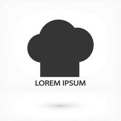 Chef hat line vector  icon, outline vector sign, vector  icon linear style pictogram isolated on white. vector  icon Cuisine symbol, logo illustration.