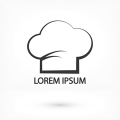 Chef hat line vector  icon, outline vector sign, vector  icon linear style pictogram isolated on white. vector  icon Cuisine symbol, logo illustration.