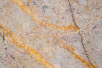 background texture of gray marble tiles with orange stripes.