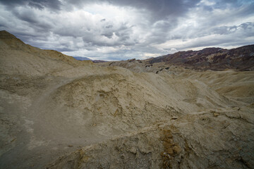 hikink the golden canyon - gower gulch circuit in death valley, california, usa