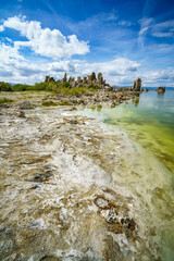 south tufa at the mono lake in california, usa