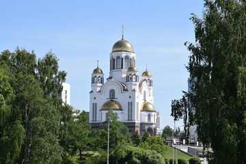 urban landscape of the city of Yekaterinburg 