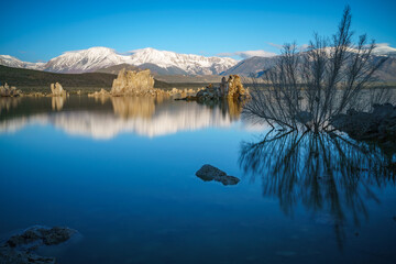 south tufa at the mono lake in california, usa