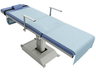 3d Rendering of a Examination Table