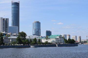 urban landscape of the city of Yekaterinburg 