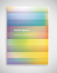 Fototapeta premium Vector brochure cover template